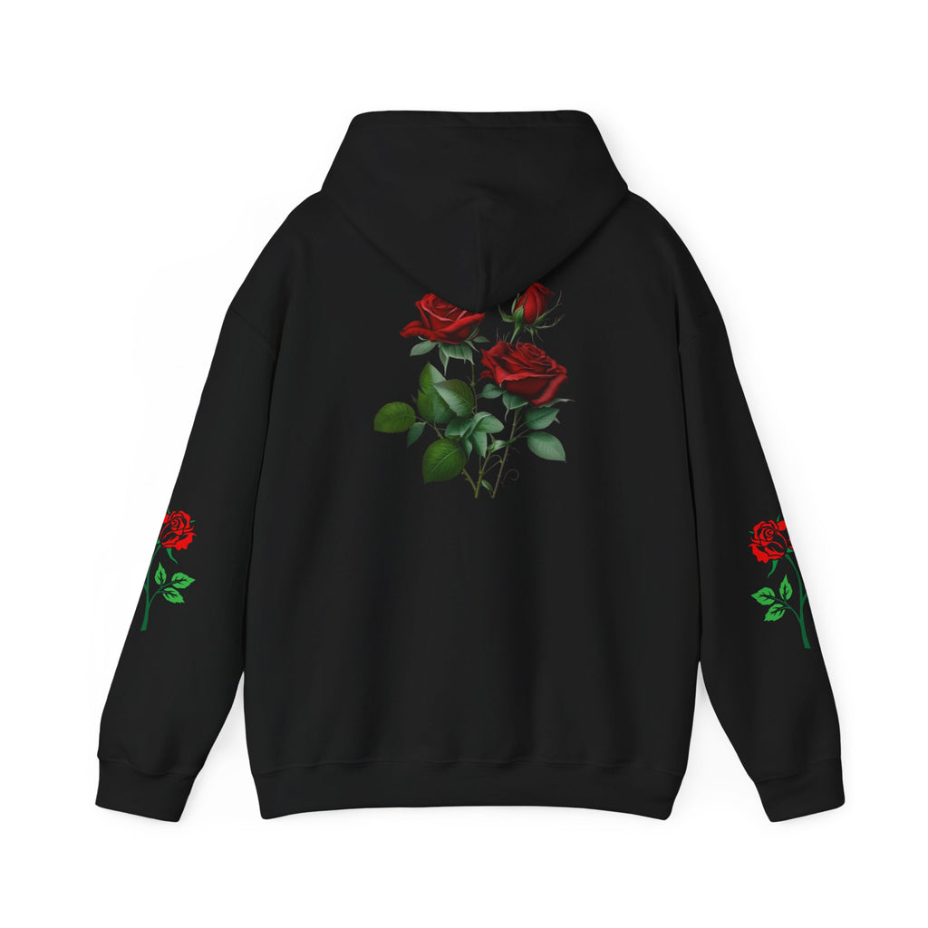 Stay Beautiful Rose Hoodie, Vintage Floral Sweatshirt, Unisex Gift, Cozy Layer, Perfect for Spring Style