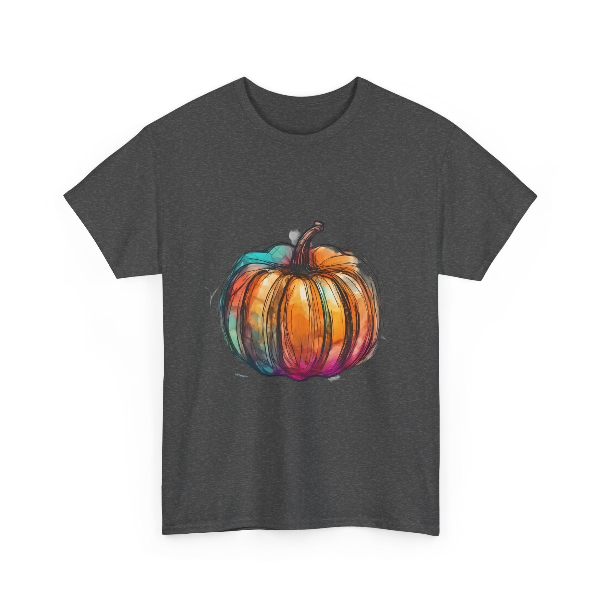 Colorful Pumpkin T-Shirt Unisex, Halloween Tee, Fall Shirt, Pumpkin Patch Gift, Autumn Clothing, Harvest Festival Apparel