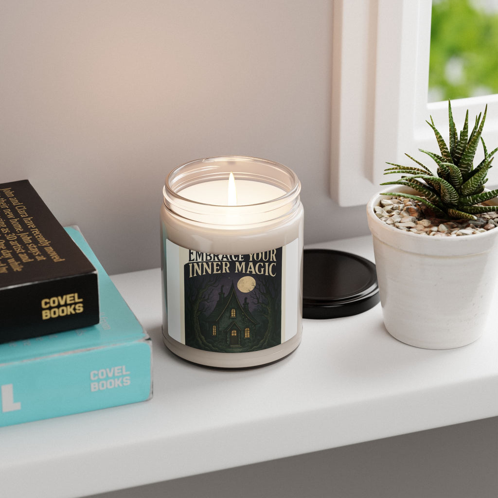 Embrace Your Inner Magic Soy Candle — 9oz Scented Jar (Cozy, Witchy Home Decor)
