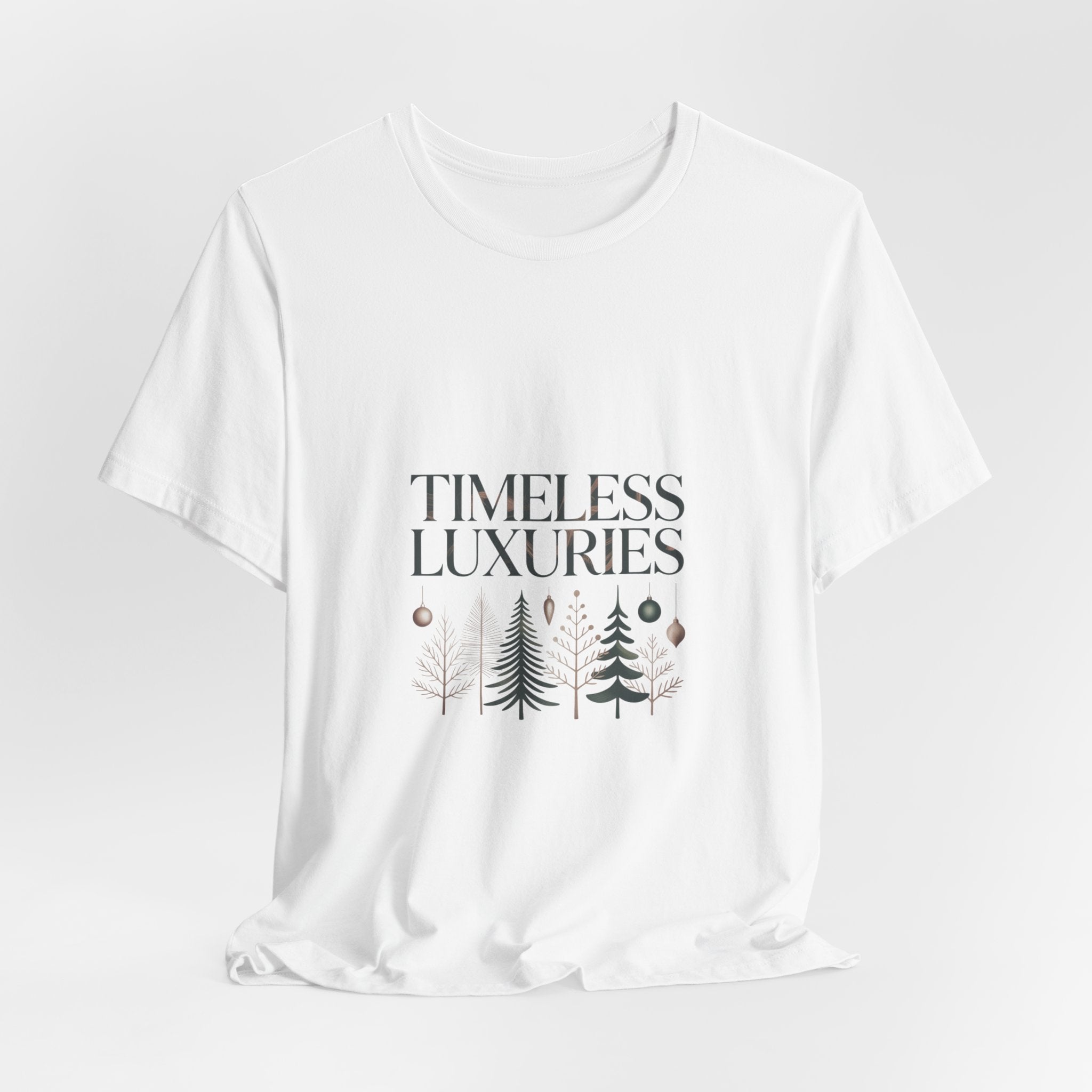 Timeless Luxuries T-Shirt | heritage style Christmas, quiet luxury decor