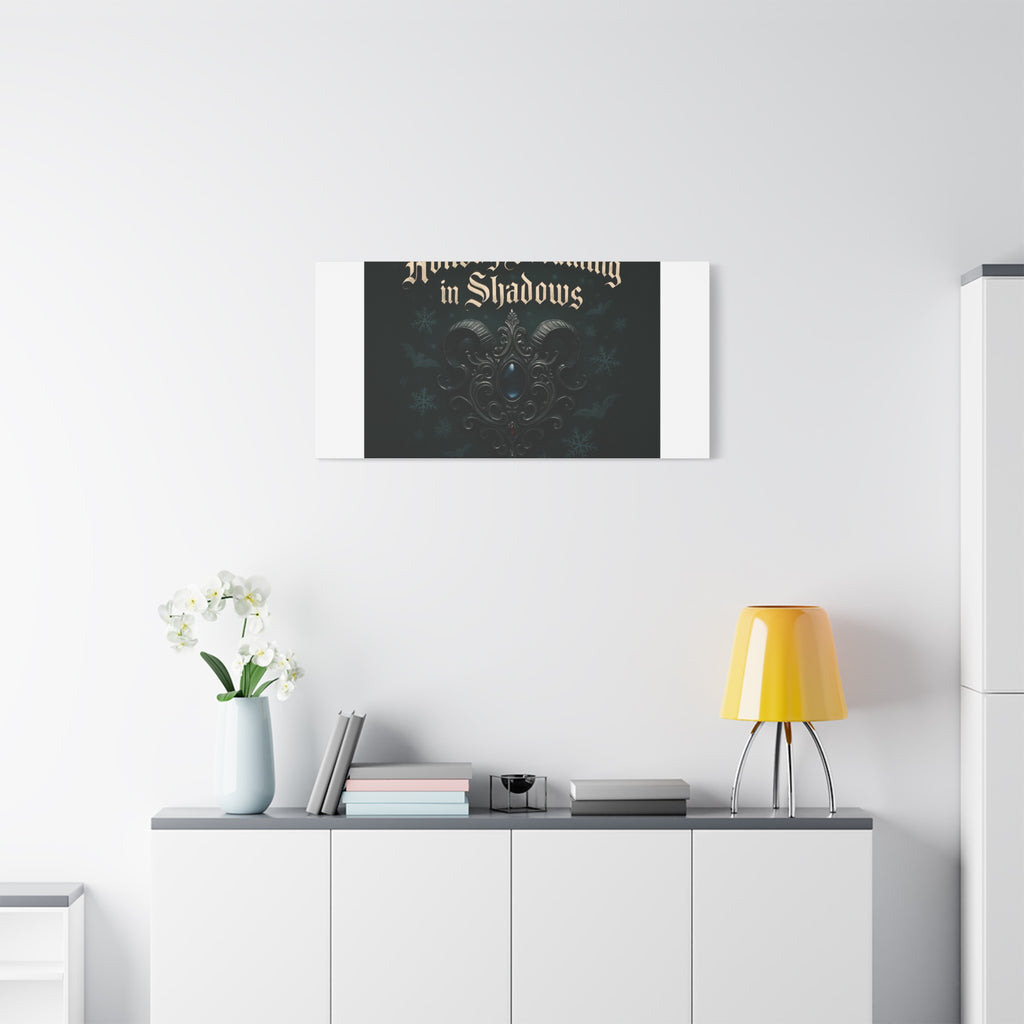 Holiday Dreaming in Shadows Canvas Art
