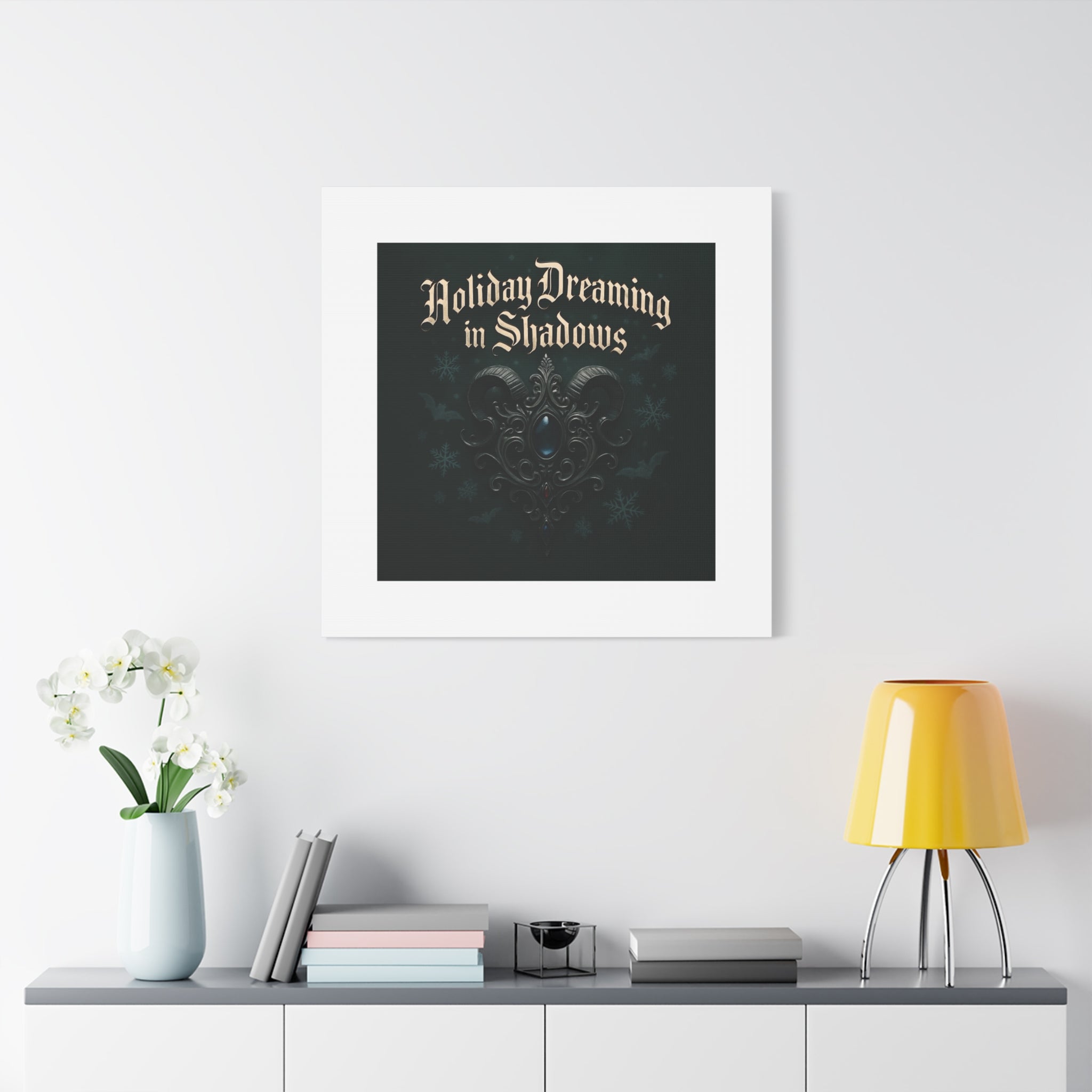Holiday Dreaming in Shadows Canvas Art