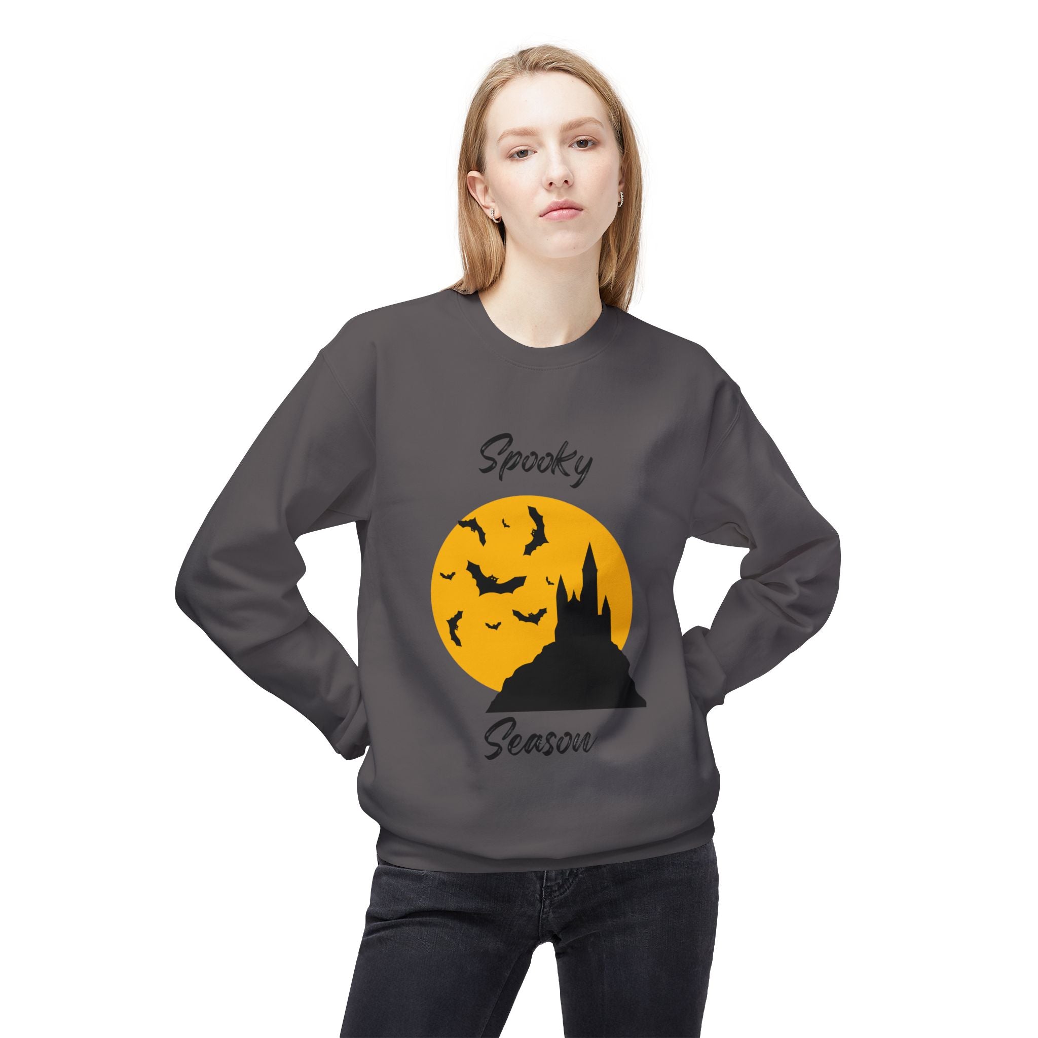Spooky Season Sweatshirt - Unisex Halloween Crewneck, Cozy Fall Apparel, Perfect Gift for Halloween Lovers, Trendy Fall Outfit, [...]