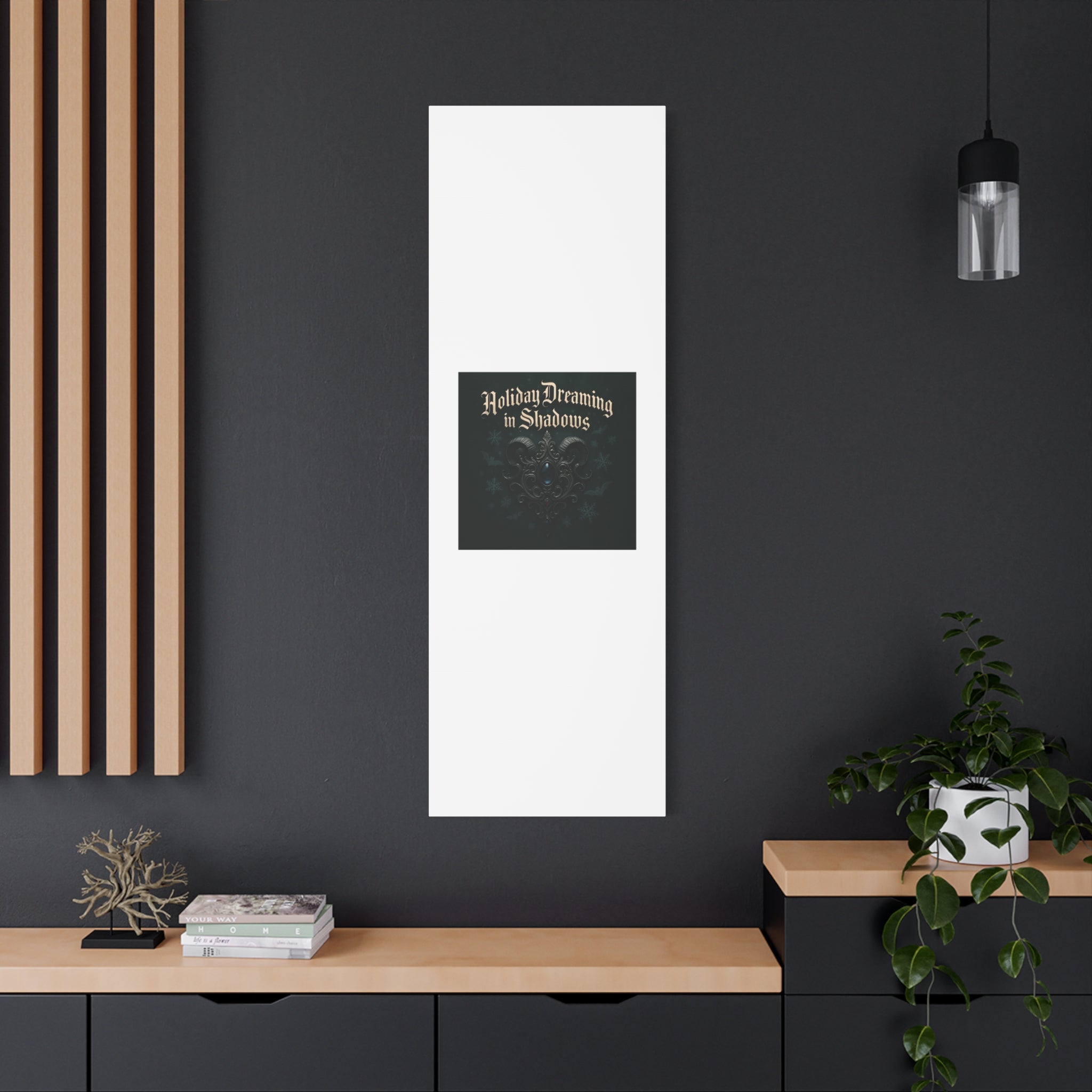 Holiday Dreaming in Shadows Canvas Art