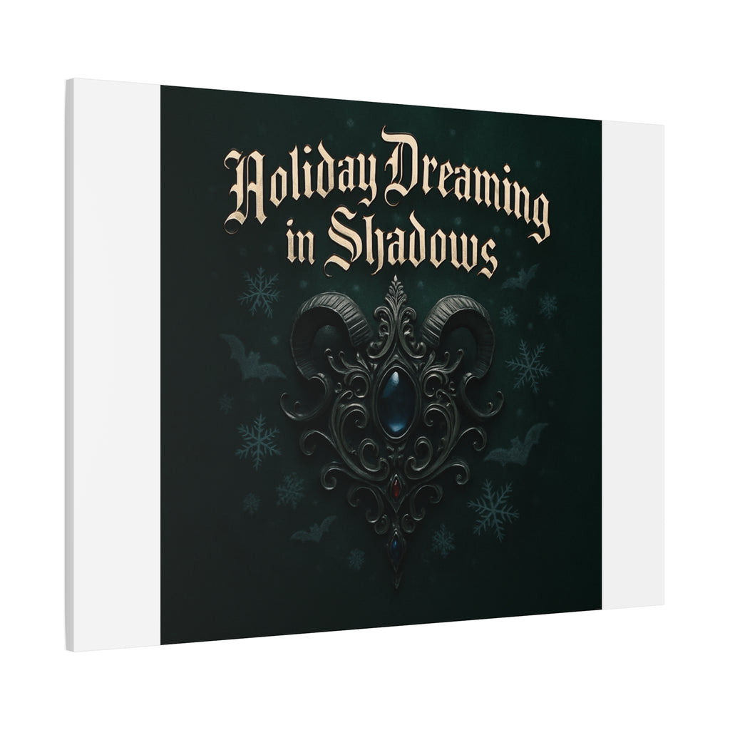 Holiday Dreaming in Shadows Canvas Art