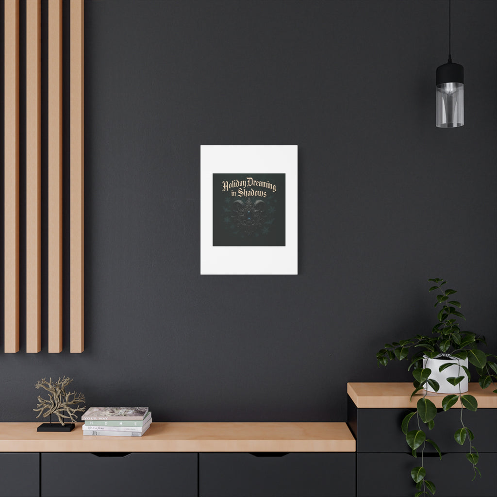 Holiday Dreaming in Shadows Canvas Art