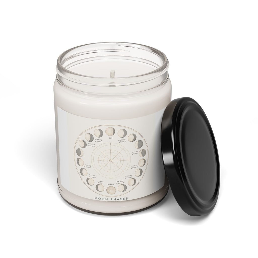 Moon Phases Soy Candle — 9oz Scented Jar