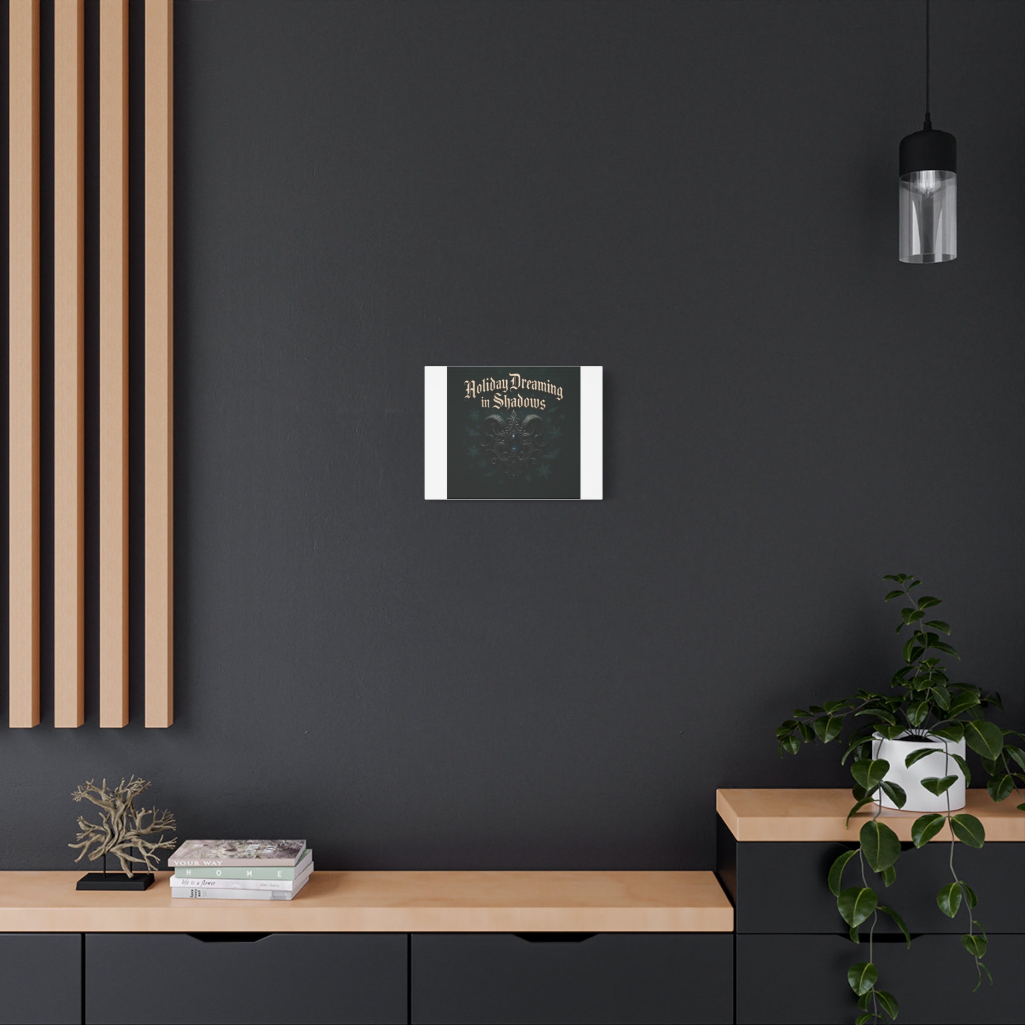 Holiday Dreaming in Shadows Canvas Art