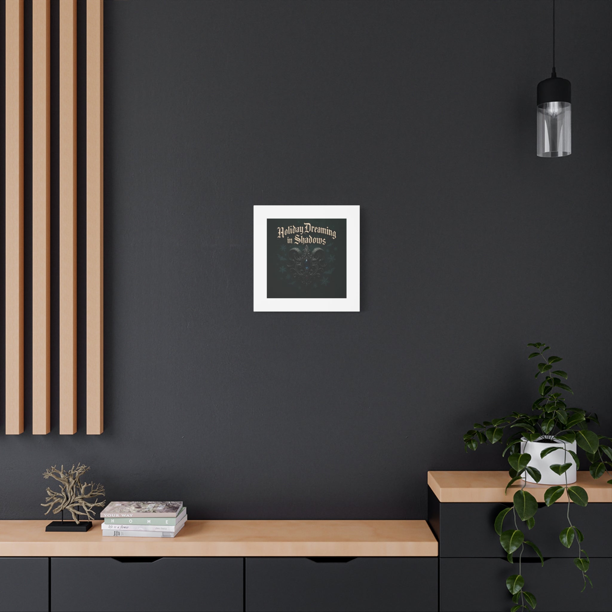 Holiday Dreaming in Shadows Canvas Art