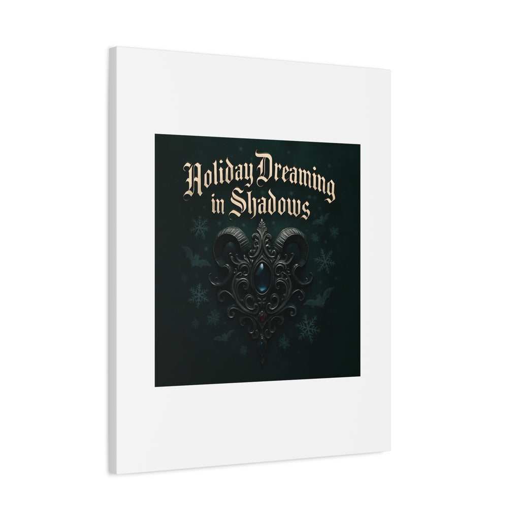 Holiday Dreaming in Shadows Canvas Art