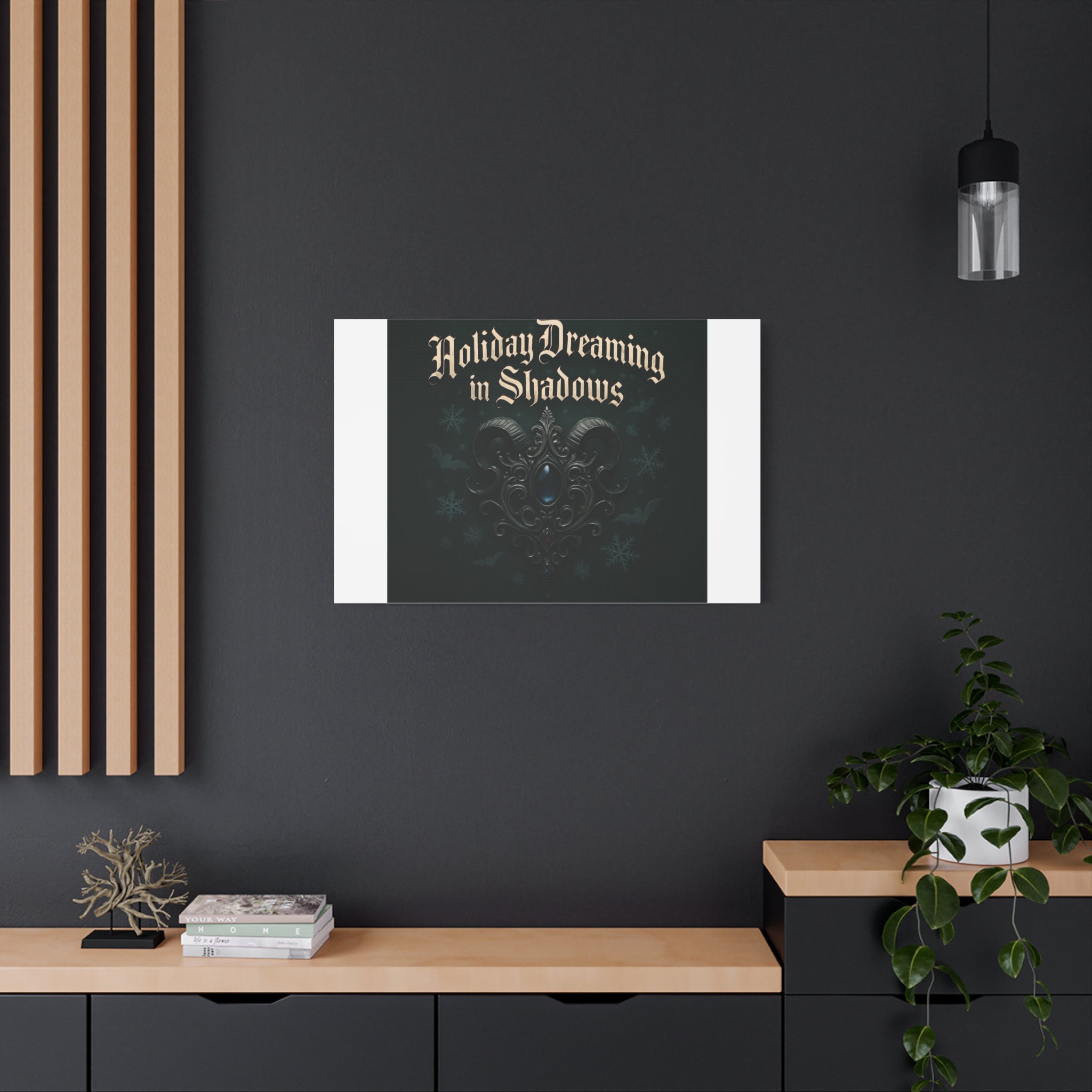 Holiday Dreaming in Shadows Canvas Art