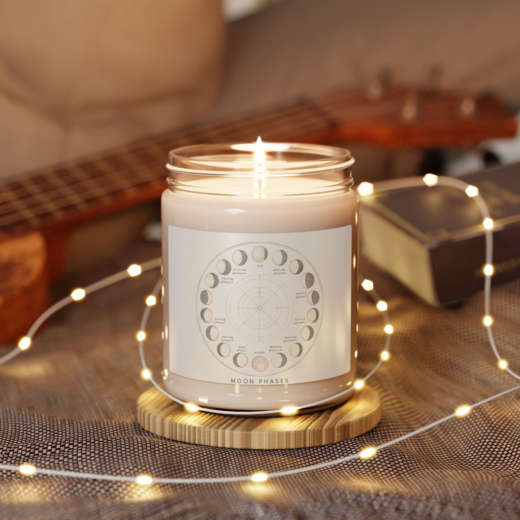 Moon Phases Soy Candle — 9oz Scented Jar