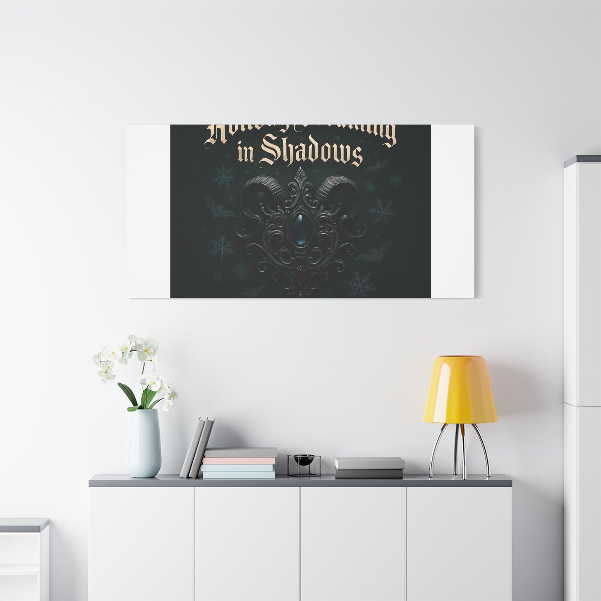 Holiday Dreaming in Shadows Canvas Art
