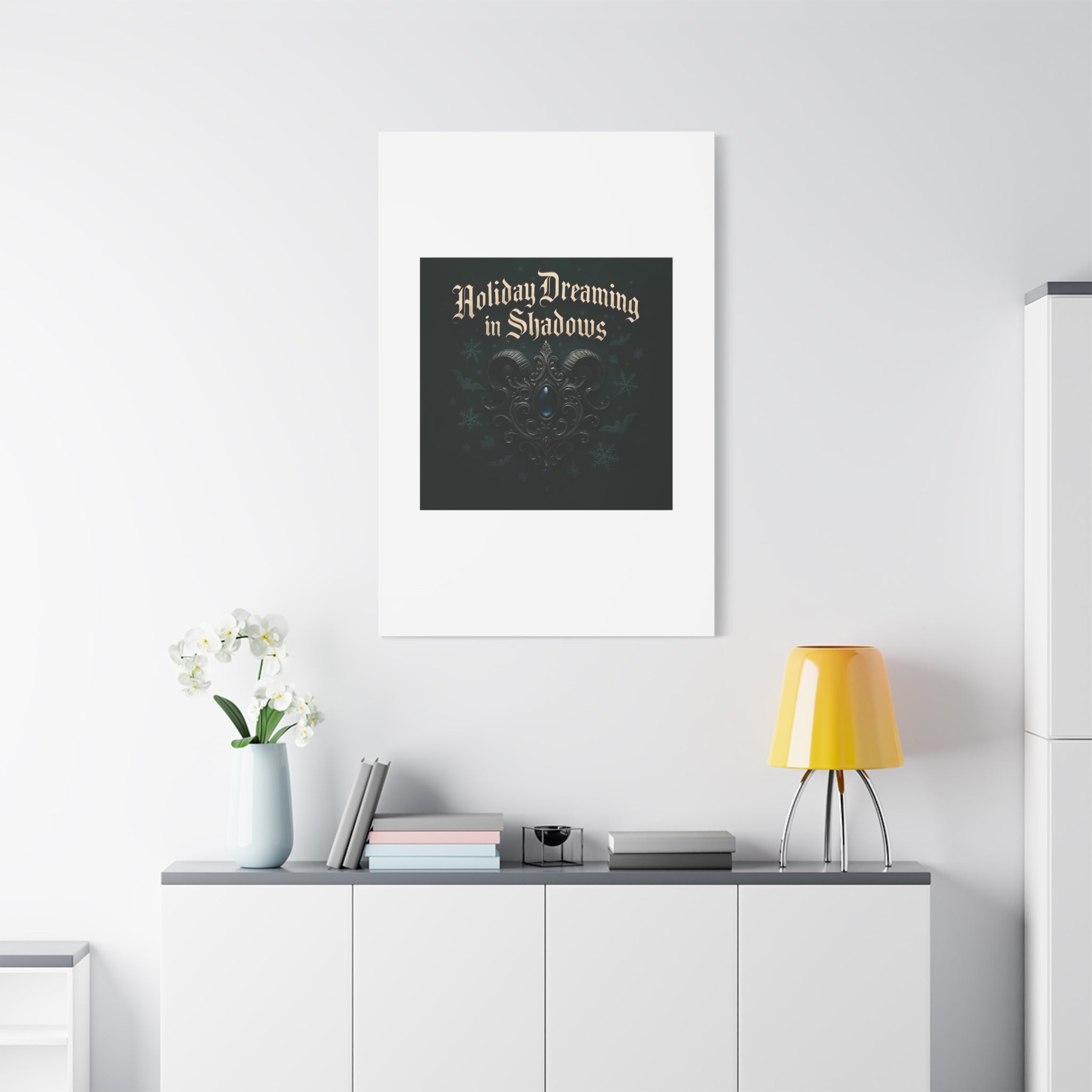 Holiday Dreaming in Shadows Canvas Art