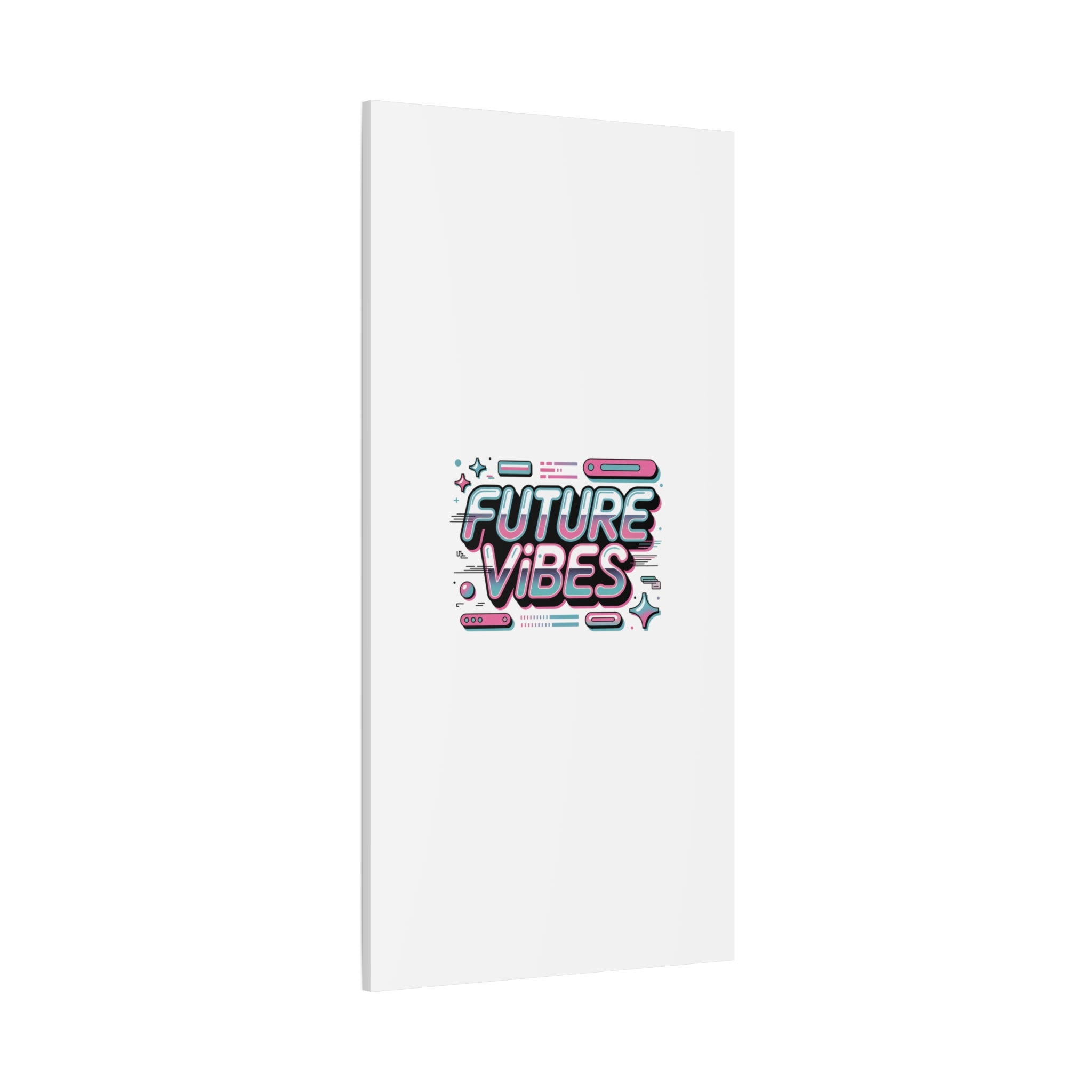 Future Vibes Canvas | Y2K Cyber Holo, Retro Tech Print