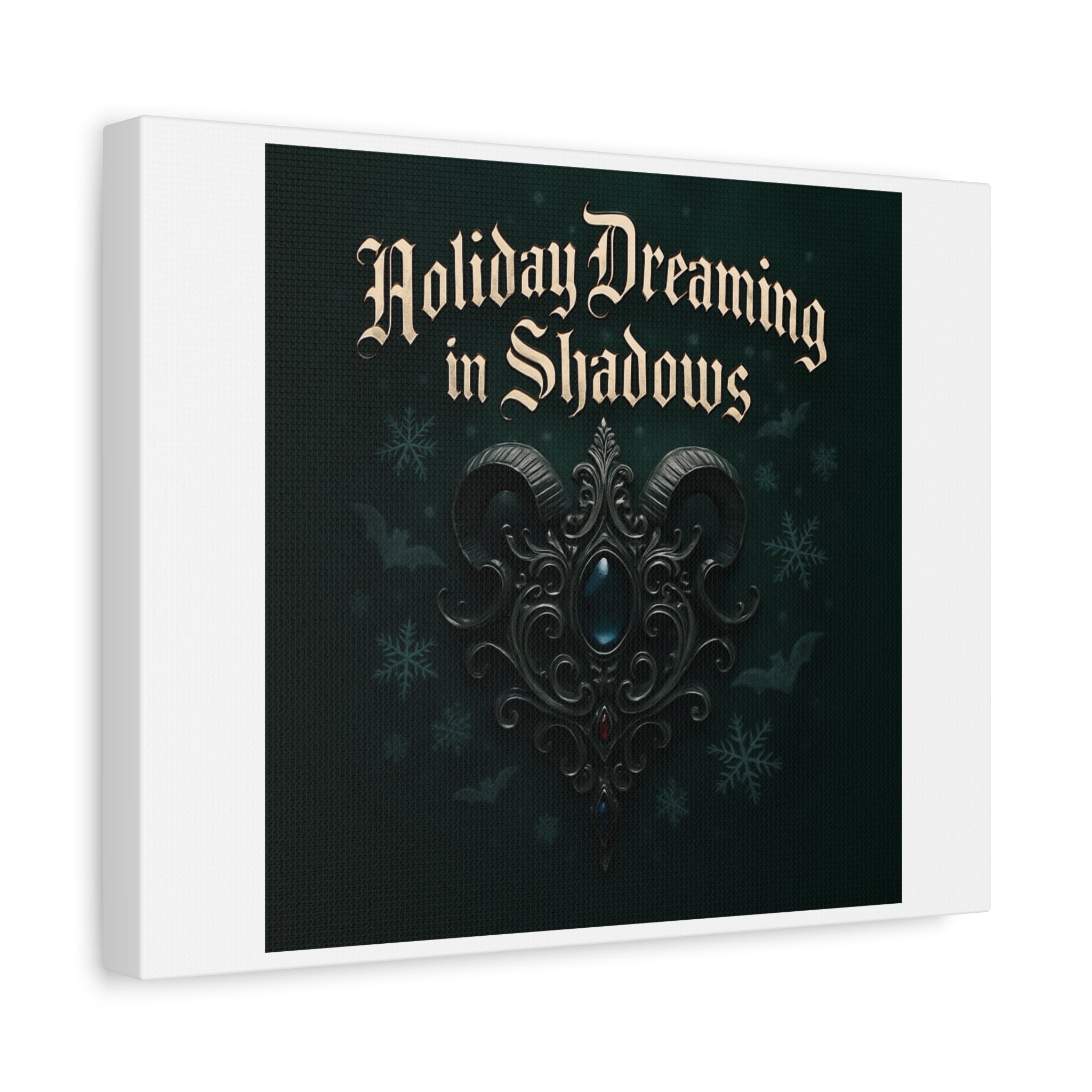 Holiday Dreaming in Shadows Canvas Art