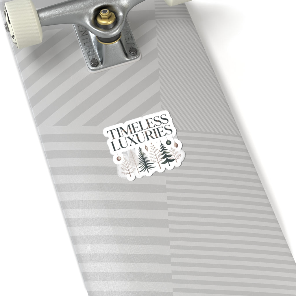 Timeless Luxuries Christmas Sticker | Heritage Style, Quiet Luxury Holiday