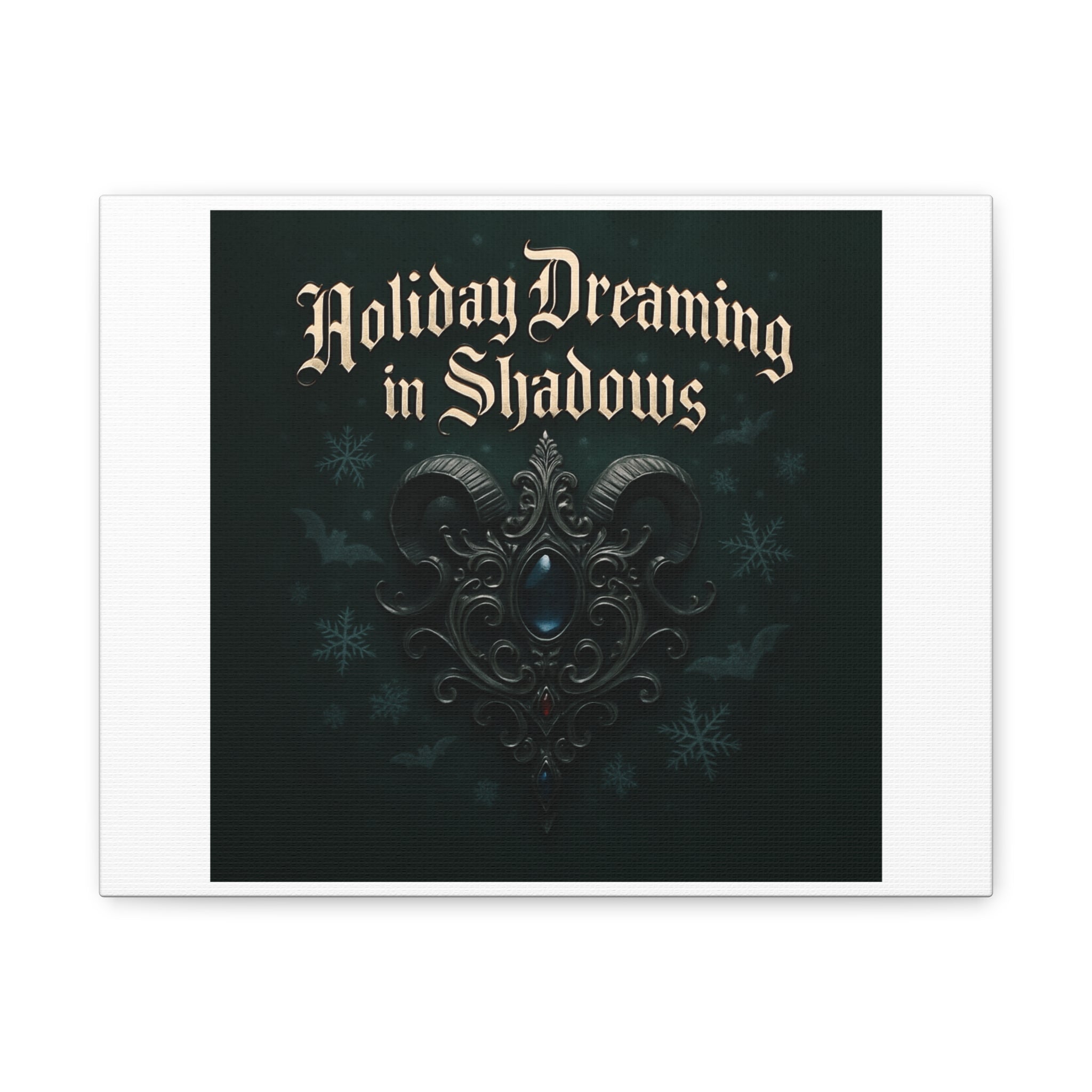Holiday Dreaming in Shadows Canvas Art
