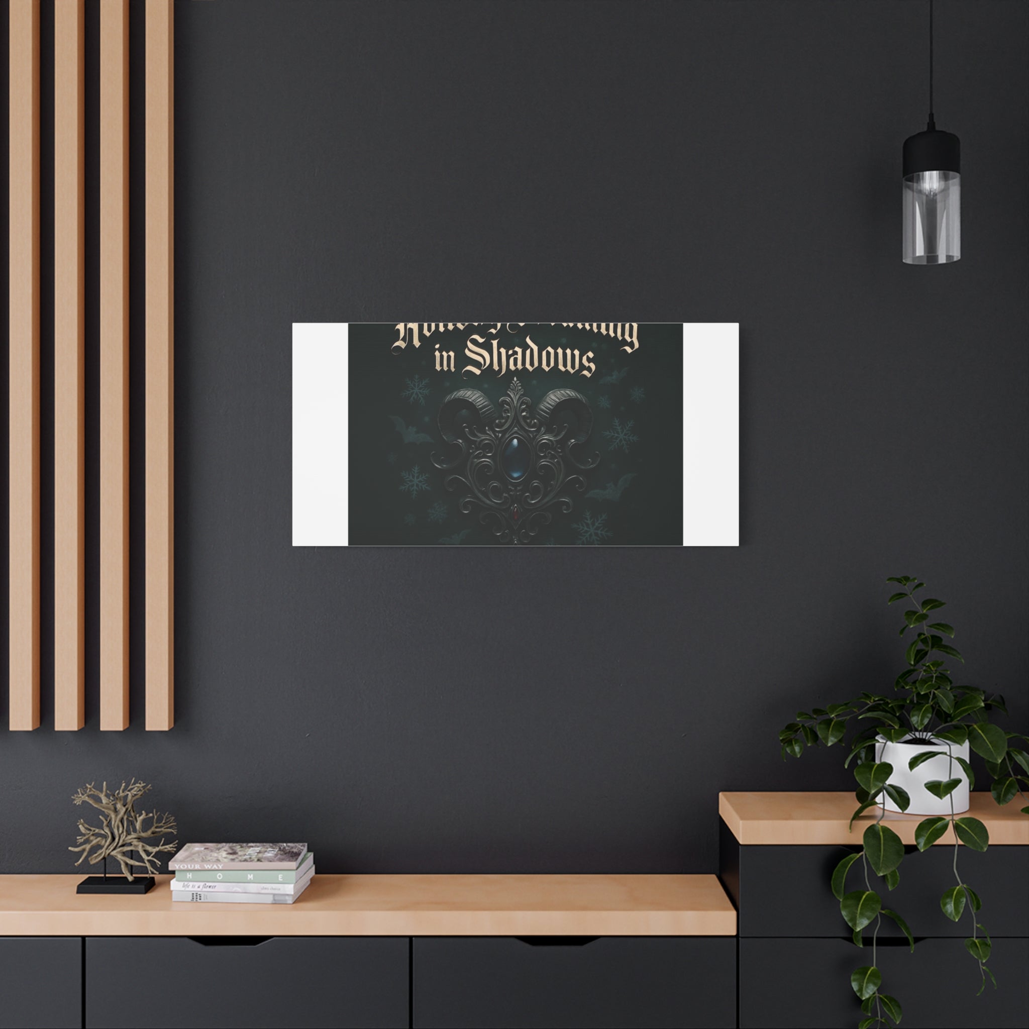 Holiday Dreaming in Shadows Canvas Art