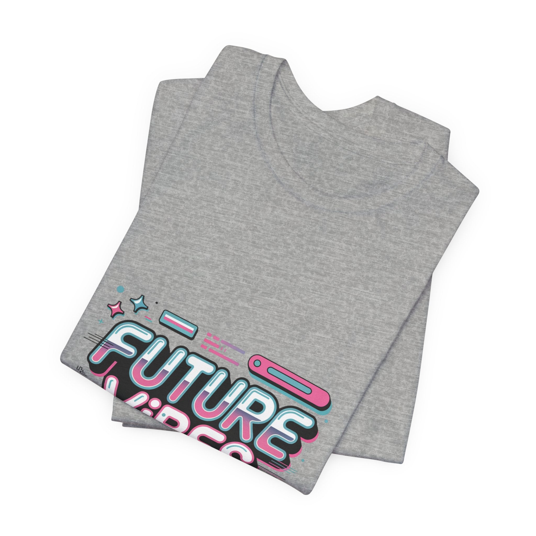 Future Vibes Tee | Y2K Cyber Holo Aesthetic, Retro Tech Chrome Text