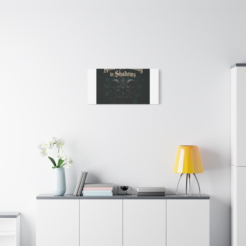 Holiday Dreaming in Shadows Canvas Art