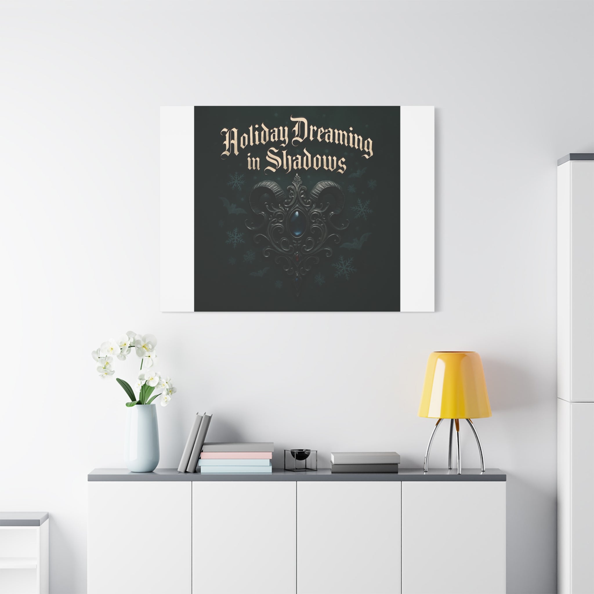 Holiday Dreaming in Shadows Canvas Art