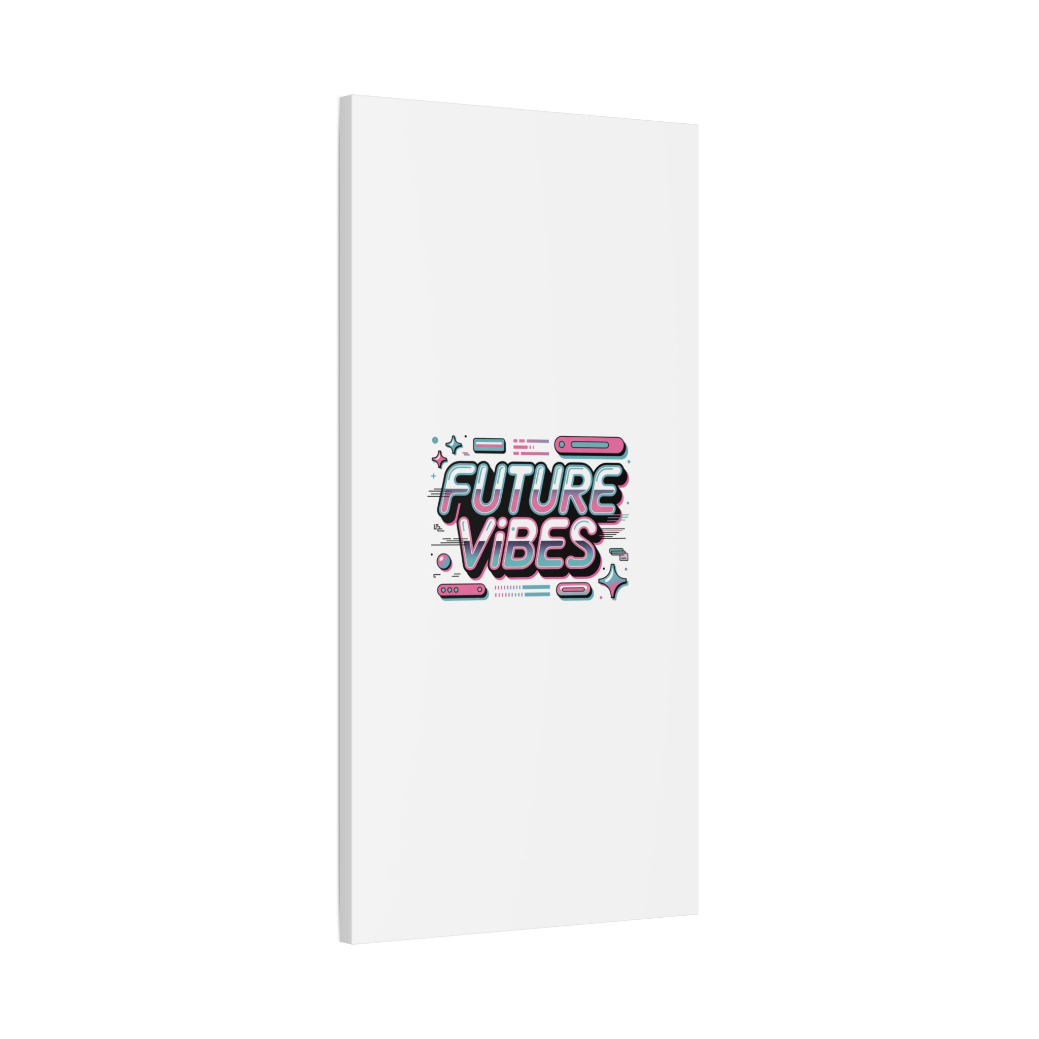 Future Vibes Canvas | Y2K Cyber Holo, Retro Tech Print