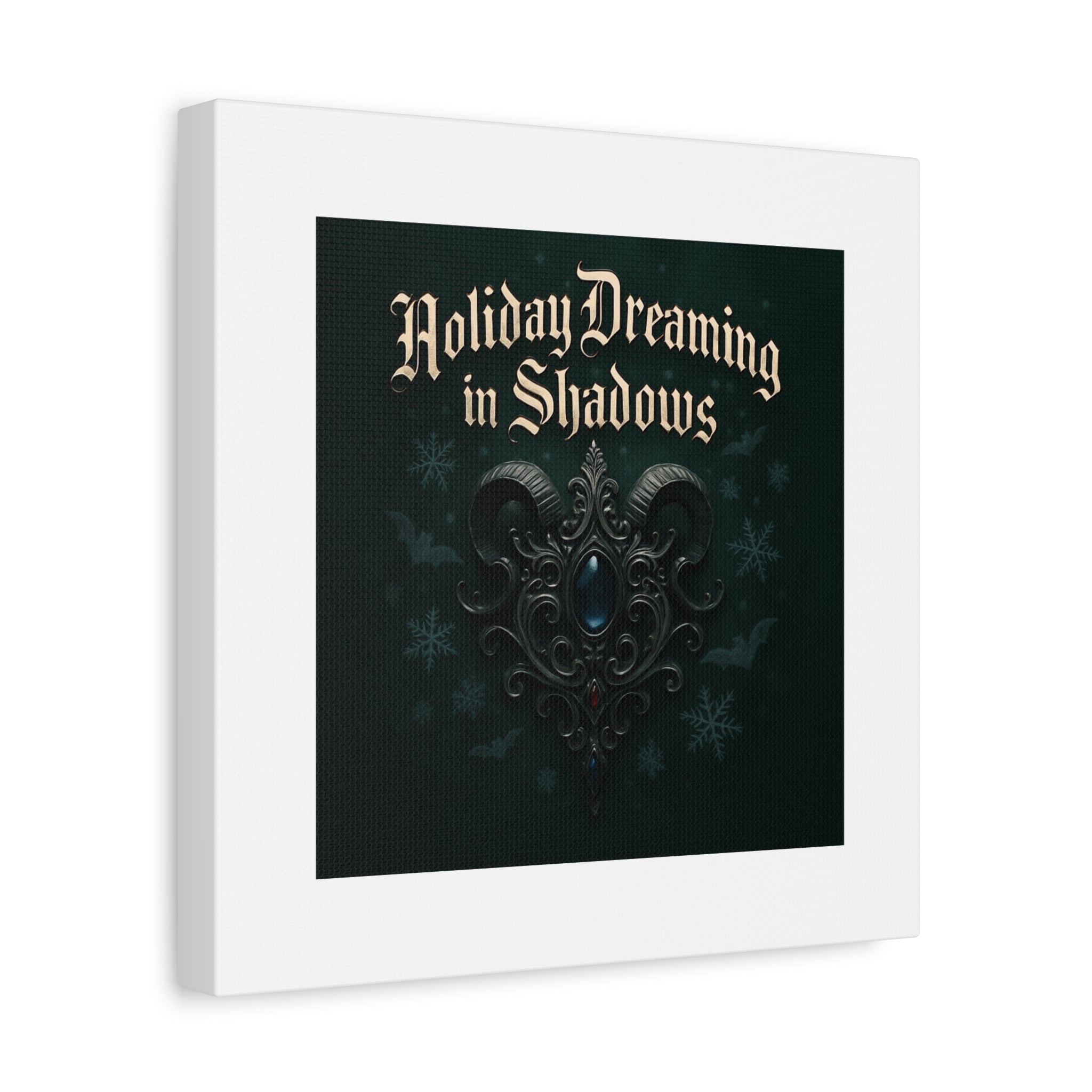 Holiday Dreaming in Shadows Canvas Art