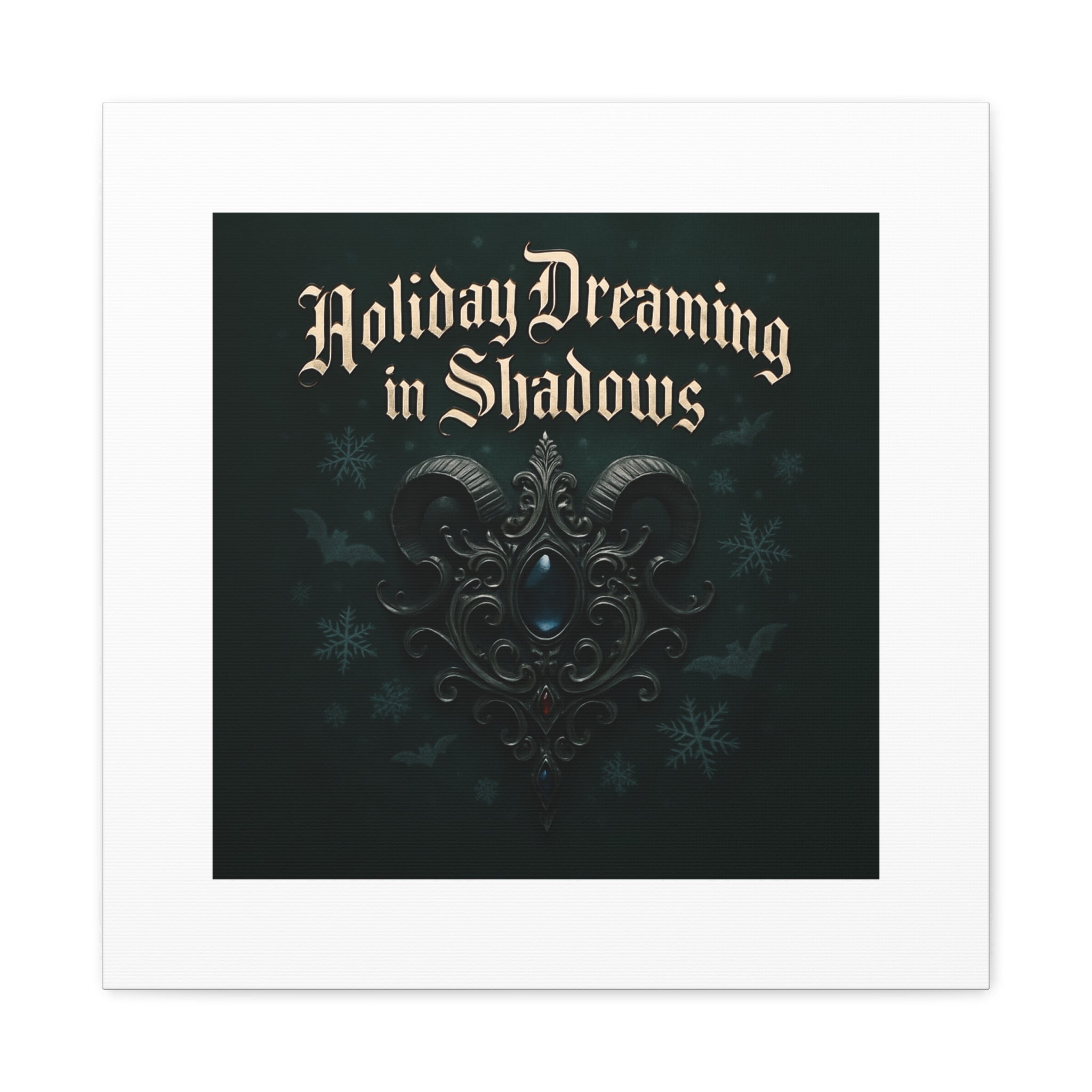Holiday Dreaming in Shadows Canvas Art