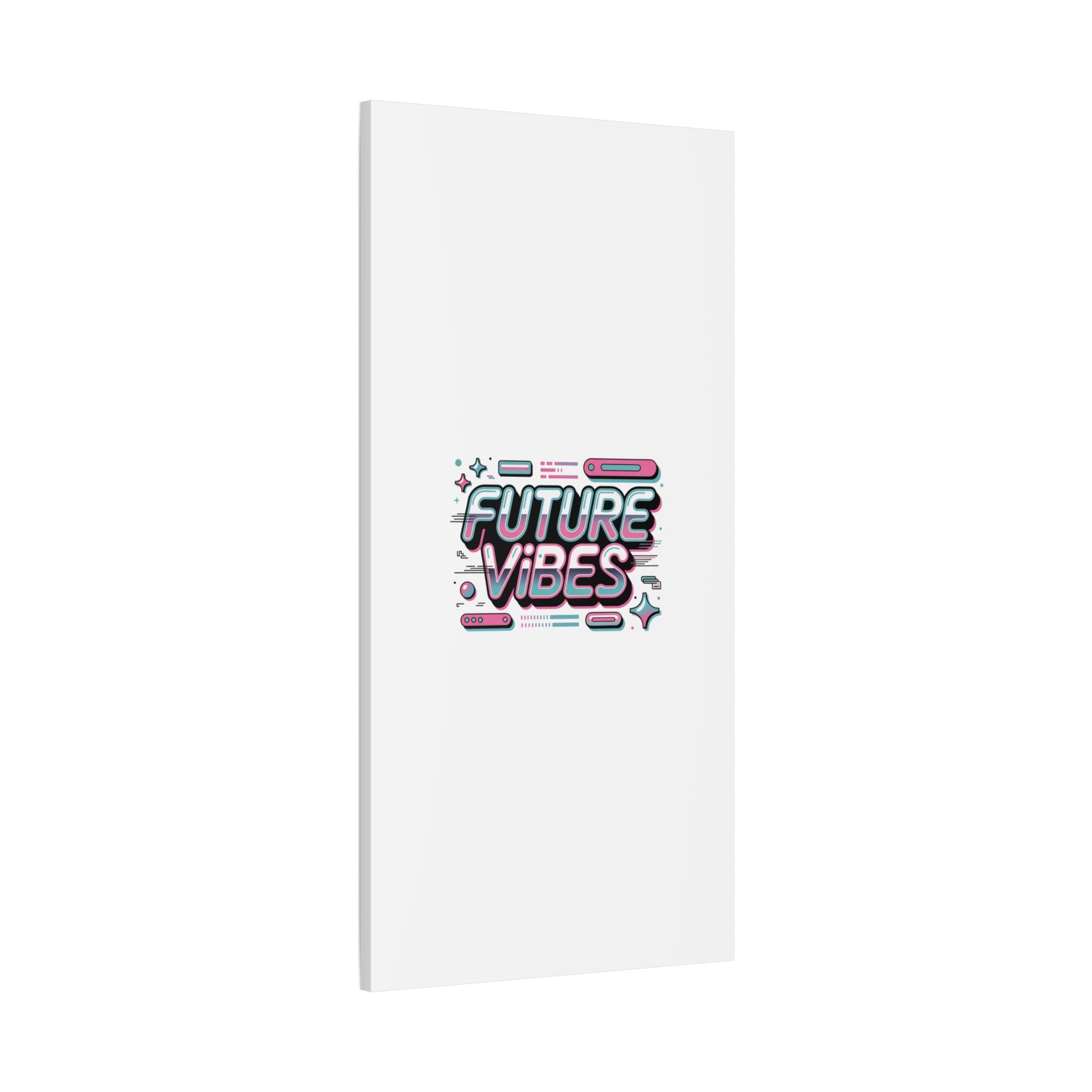 Future Vibes Canvas | Y2K Cyber Holo, Retro Tech Print