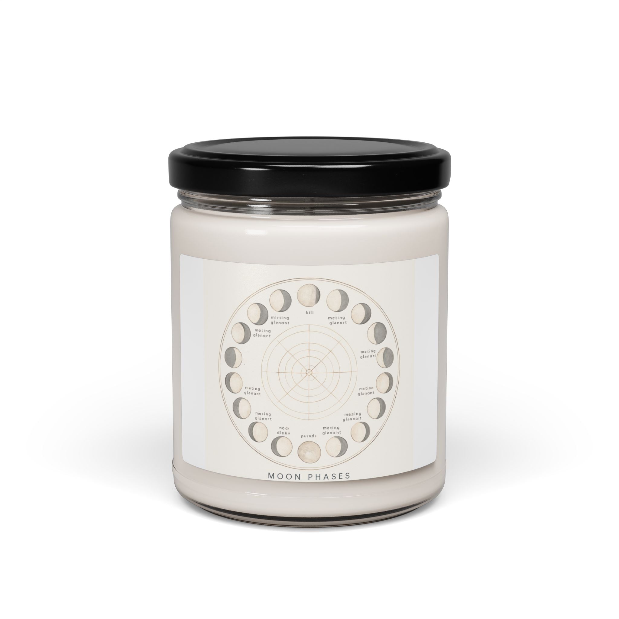 Moon Phases Soy Candle — 9oz Scented Jar