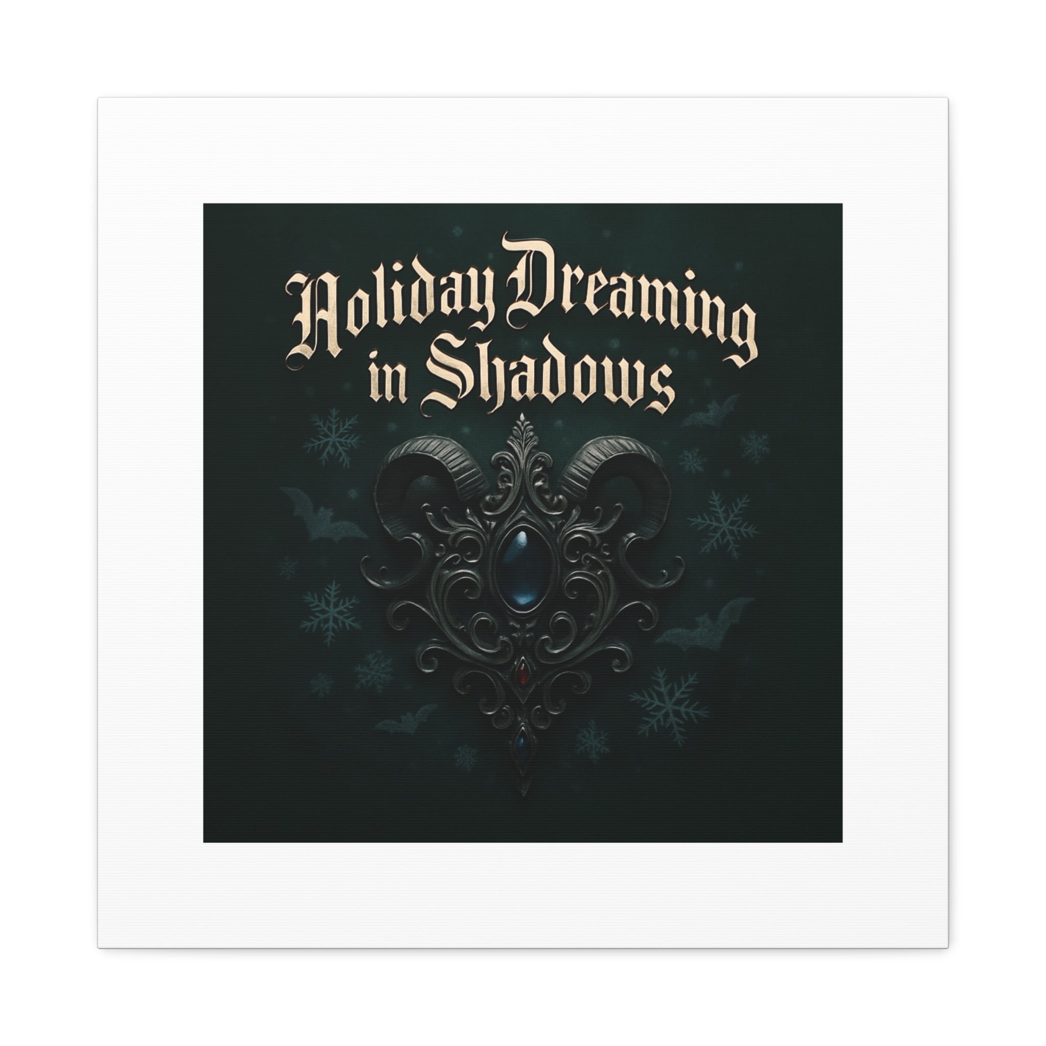 Holiday Dreaming in Shadows Canvas Art