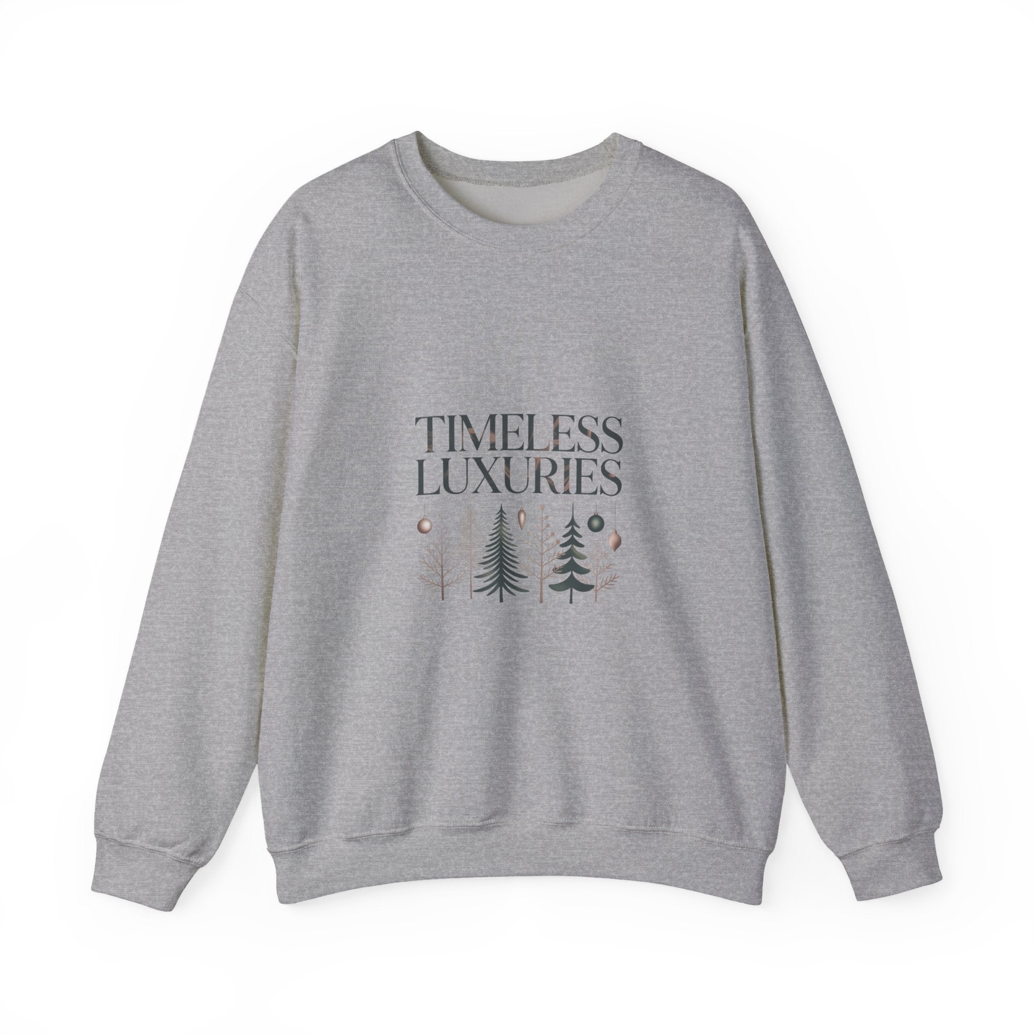 Timeless Luxuries Crewneck Sweatshirt | heritage style Christmas, quiet luxury decor