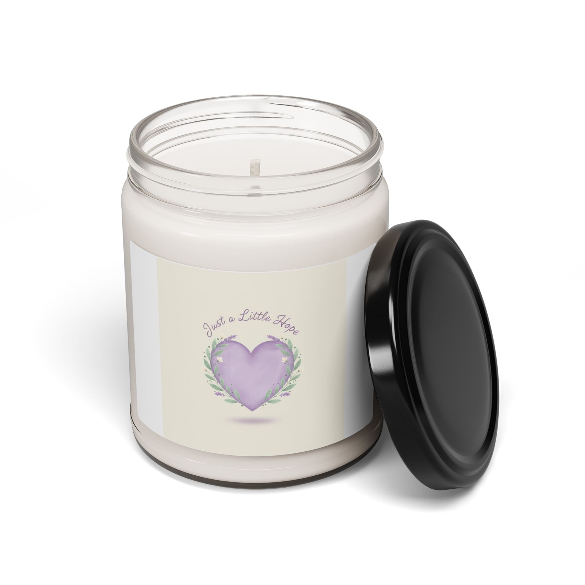 Just a Little Hope Soy Candle, 9oz | Positive Micro-Optimism, Lavender Sage