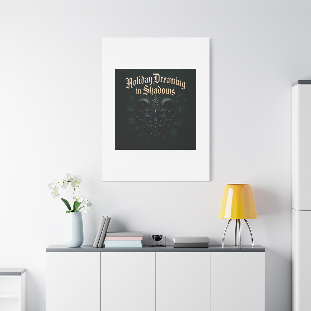 Holiday Dreaming in Shadows Canvas Art