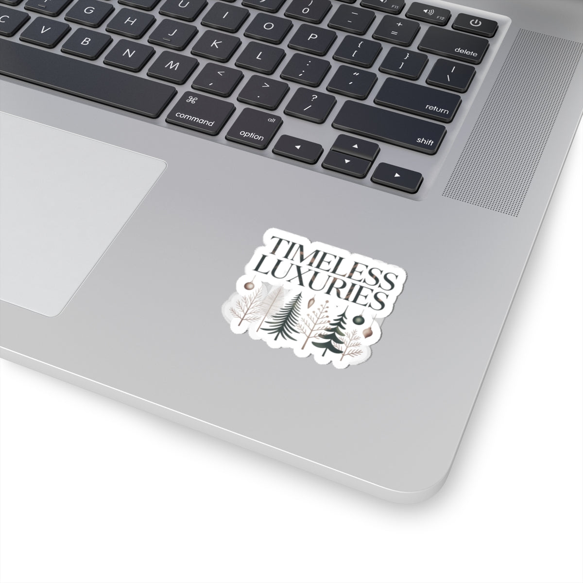 Timeless Luxuries Christmas Sticker | Heritage Style, Quiet Luxury Holiday