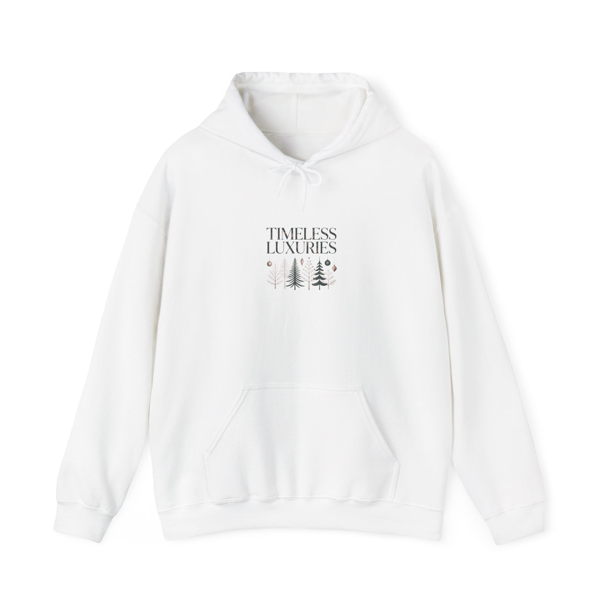 Timeless Luxuries Hoodie | heritage style Christmas, quiet luxury decor