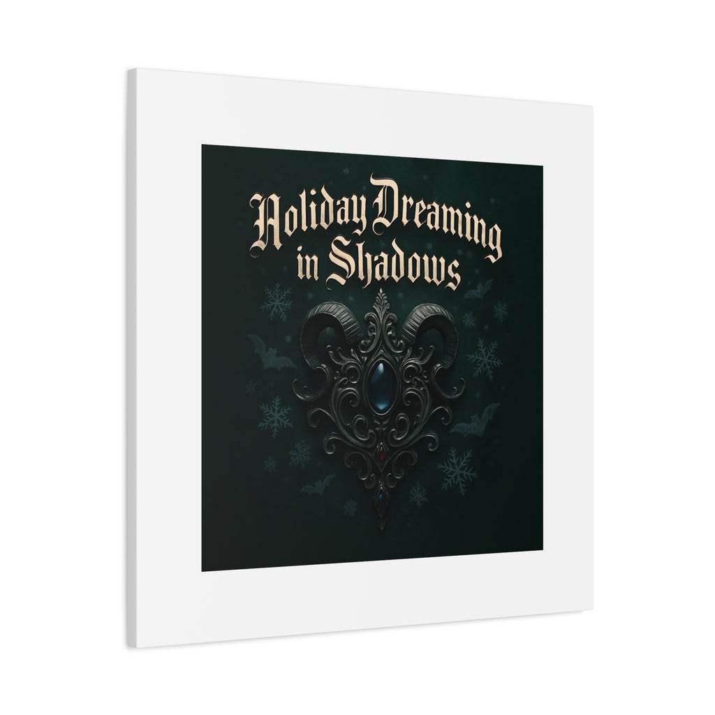Holiday Dreaming in Shadows Canvas Art