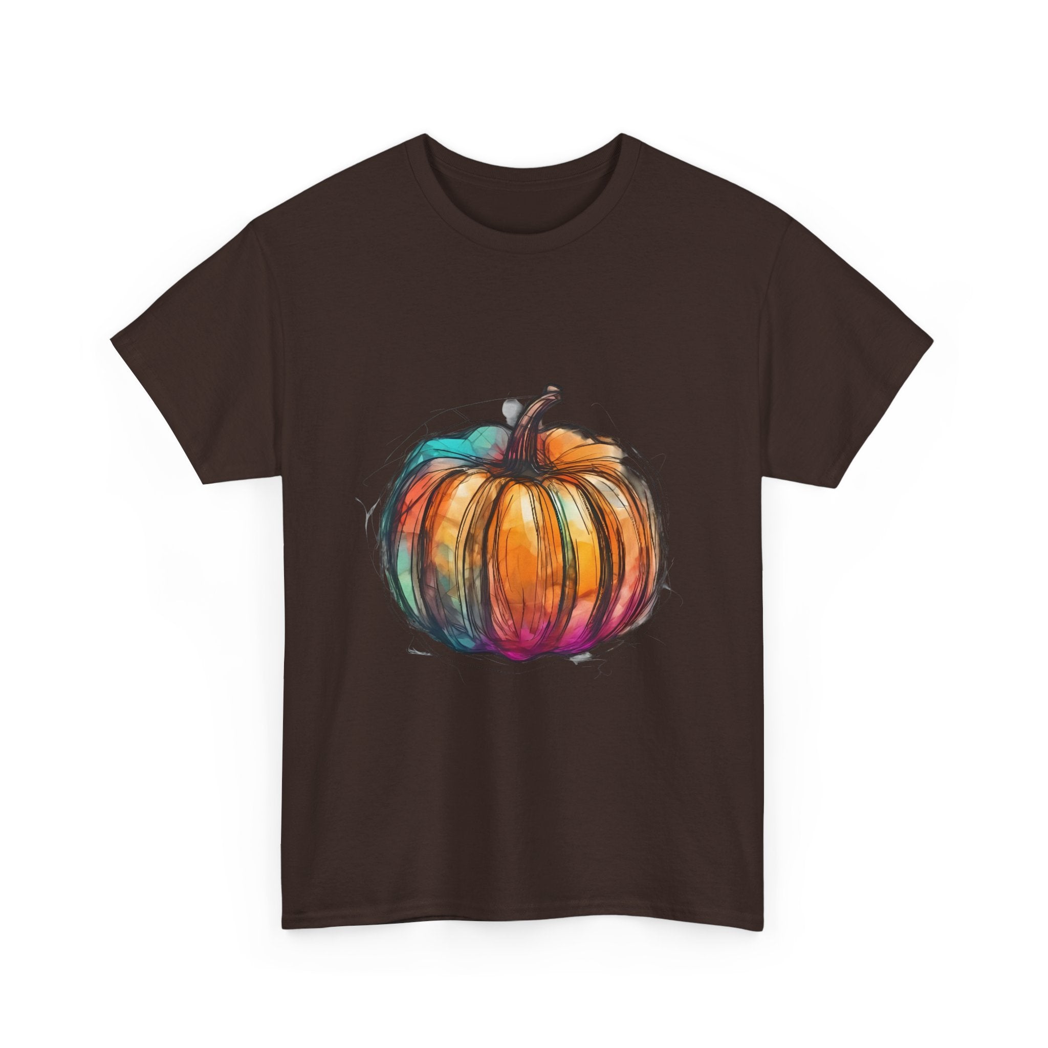 Colorful Pumpkin T-Shirt Unisex, Halloween Tee, Fall Shirt, Pumpkin Patch Gift, Autumn Clothing, Harvest Festival Apparel