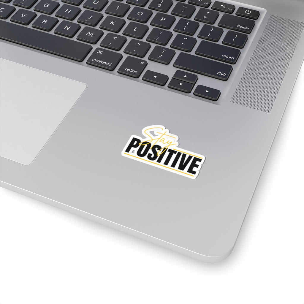 Positive Vibes Stickers, Motivational Decals for Laptops, Gift for Friends, Stay Positive Wall Art, Inspirational Quote Stickers
