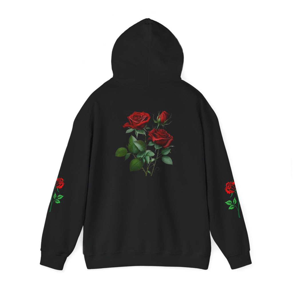 Stay Beautiful Rose Hoodie, Vintage Floral Sweatshirt, Unisex Gift, Cozy Layer, Perfect for Spring Style