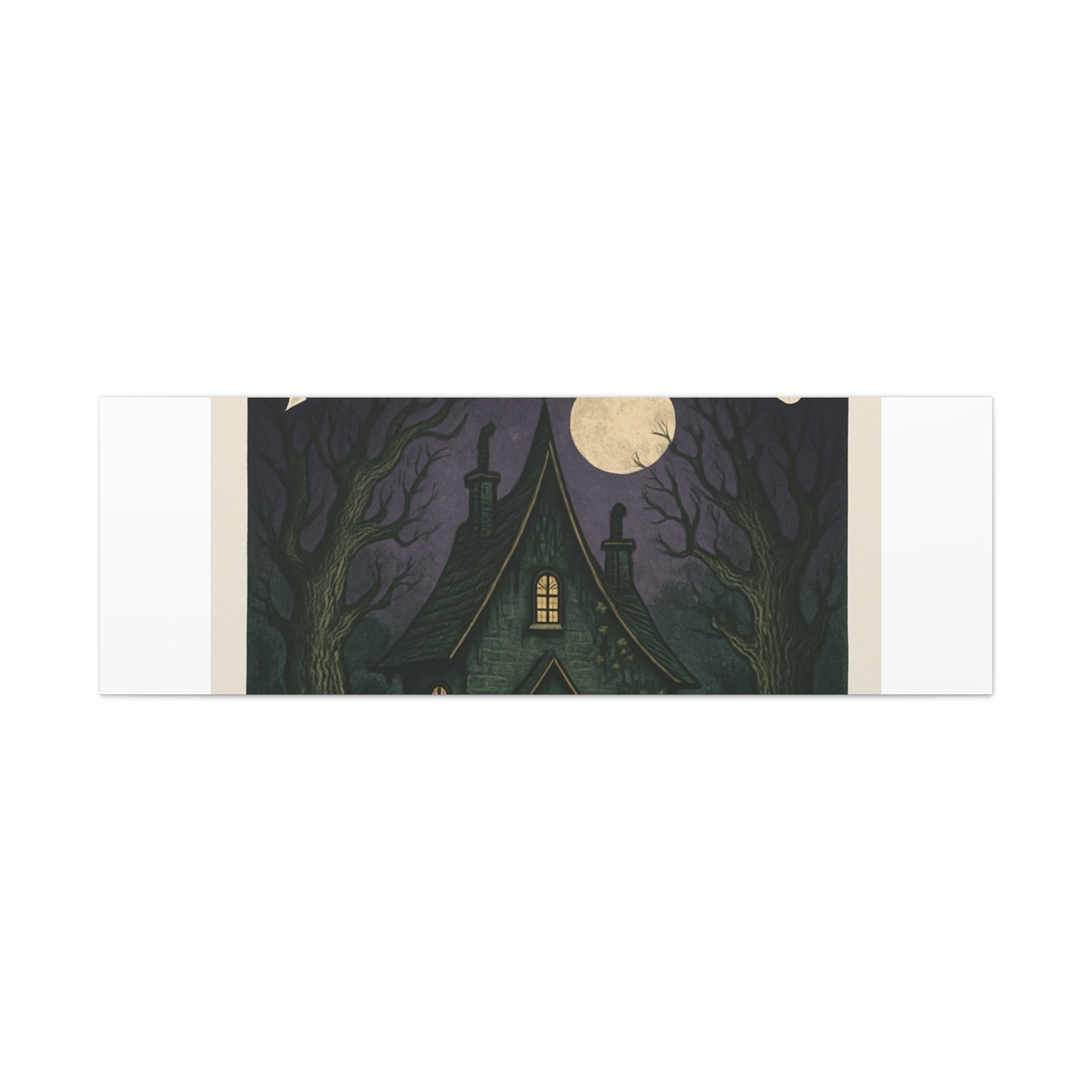 Embrace Your Inner Magic Canvas Art – Witchy Moonlit Cottage Wall Decor