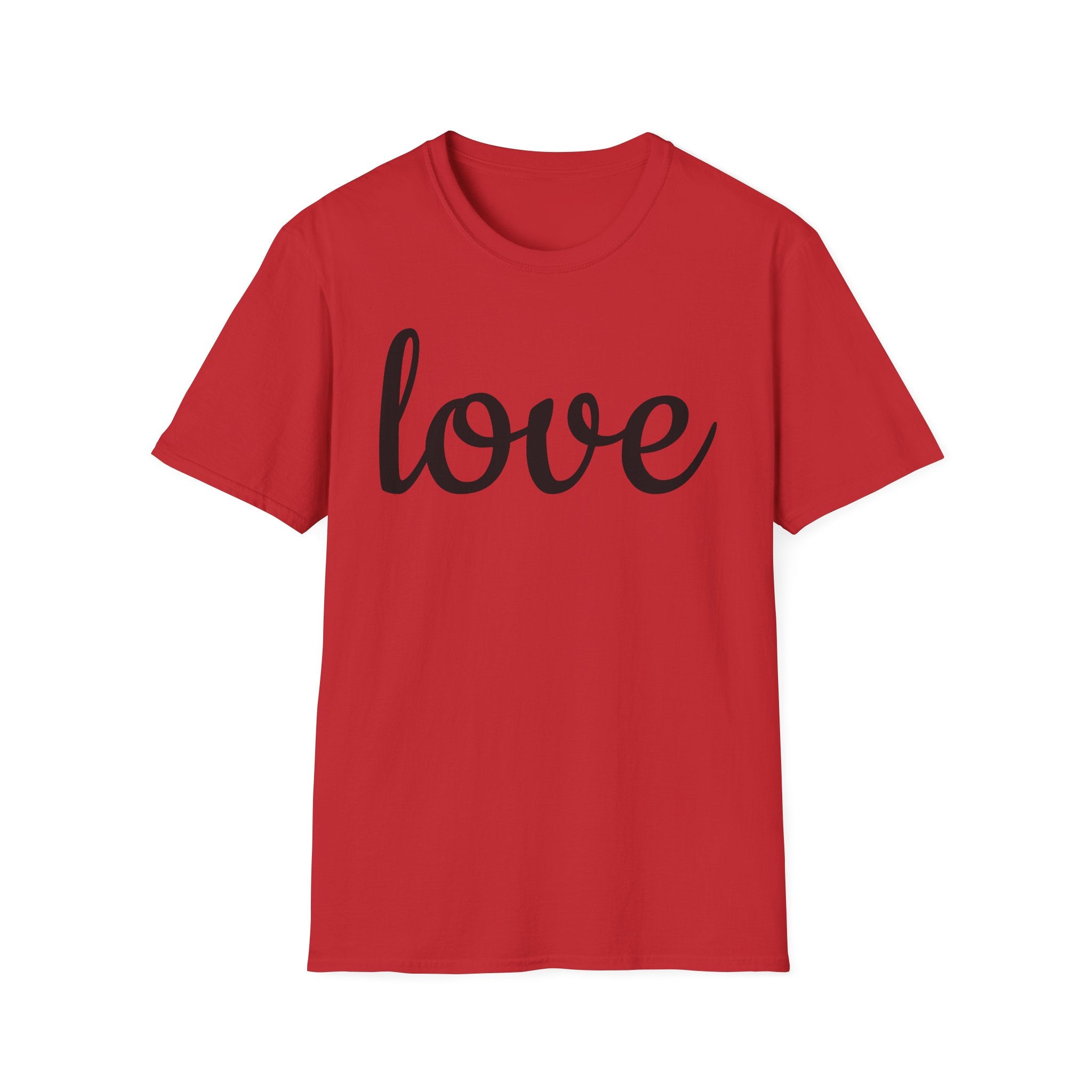 Love Unisex Softstyle T-Shirt, Cute Graphic Tee, Casual Wear, Gift for Friends, Valentine's Day, Everyday Style