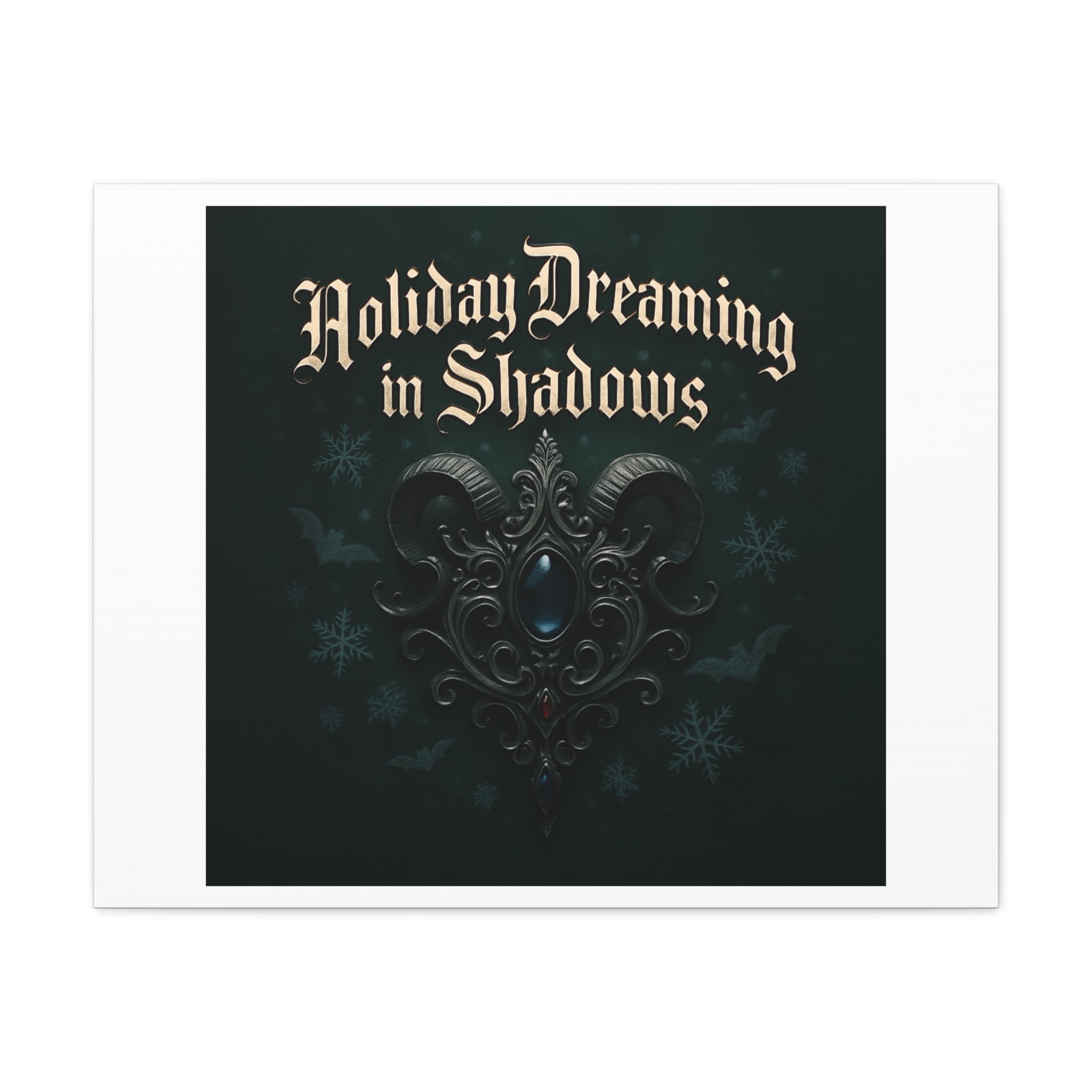 Holiday Dreaming in Shadows Canvas Art
