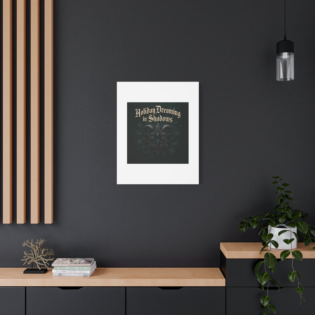 Holiday Dreaming in Shadows Canvas Art