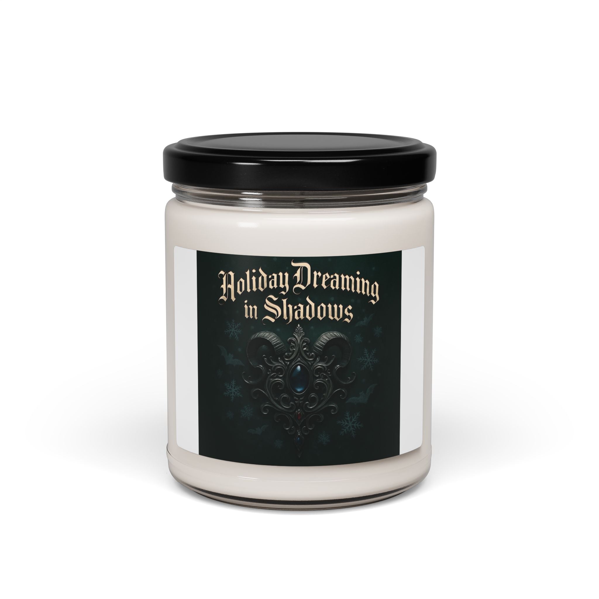 Scented Candle — "Holiday Dreaming in Shadows" Soy Jar (9 oz)