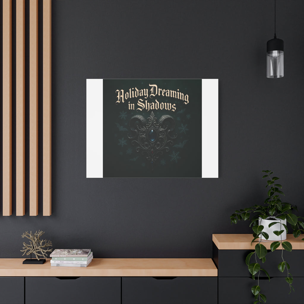Holiday Dreaming in Shadows Canvas Art