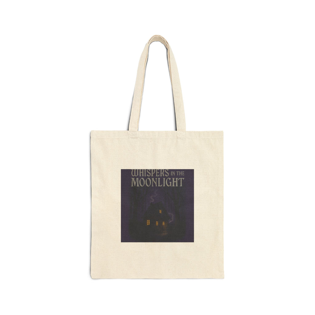 Tote Bag — 'Whispers in the Moonlight' Haunted Cottage Canvas Tote