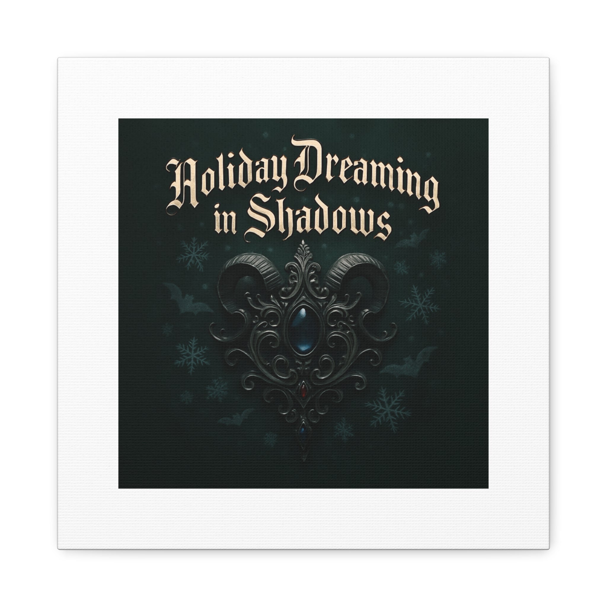 Holiday Dreaming in Shadows Canvas Art
