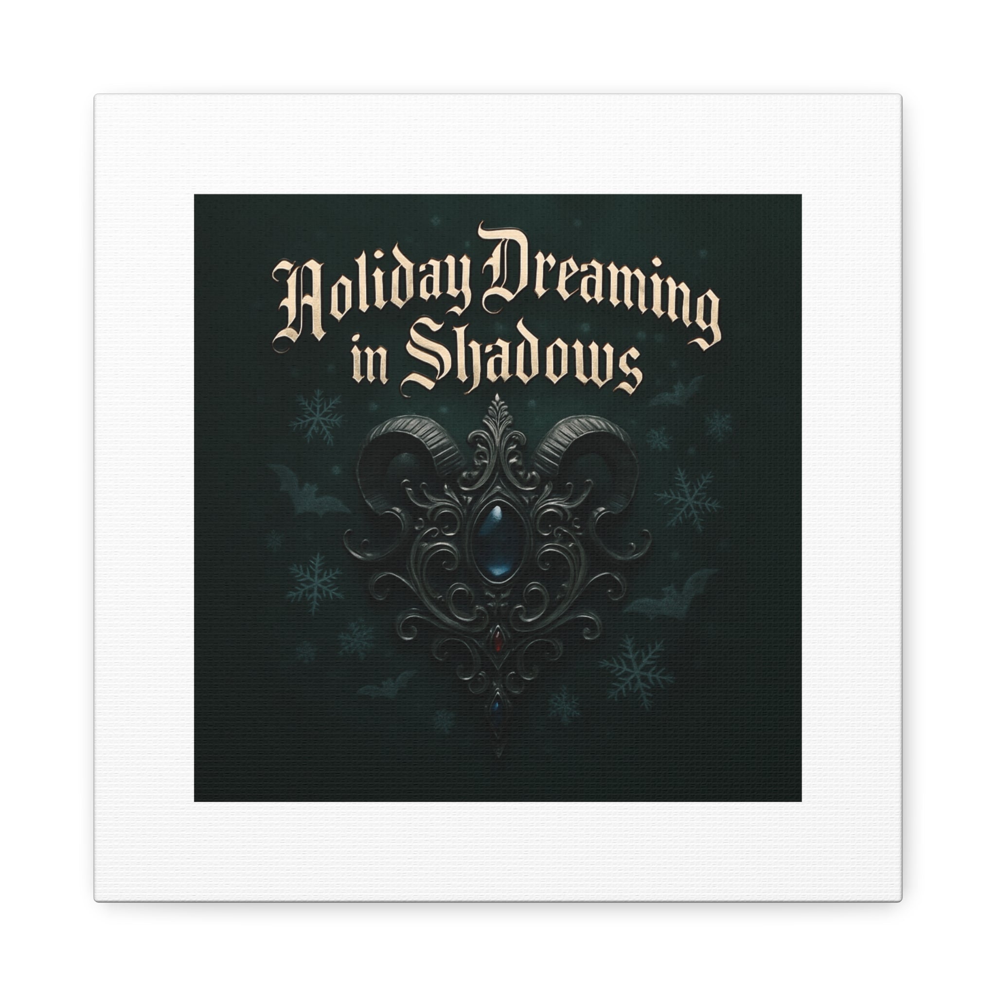 Holiday Dreaming in Shadows Canvas Art
